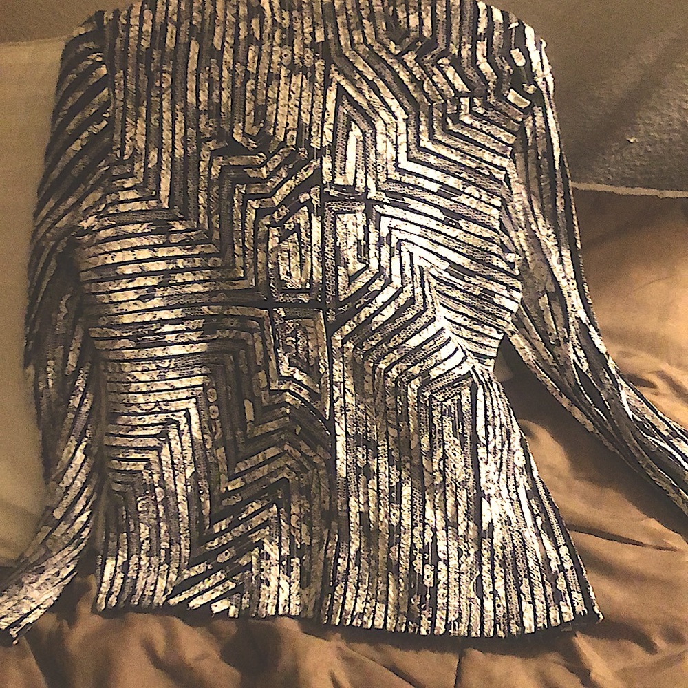 Black and white stretchy size 10 Andrea Rosati blazer